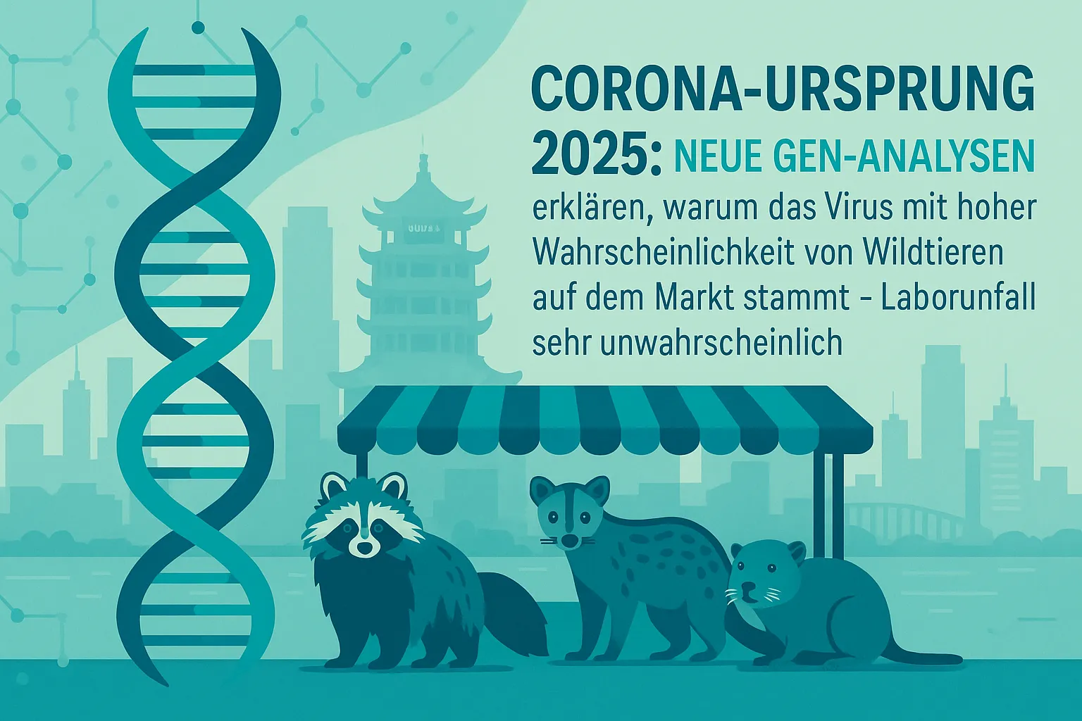 Beitragsbild: Corona Ursprung verständlich erklärt: Neue Gen-Analysen liefern spannende Erkenntnisse (2025)