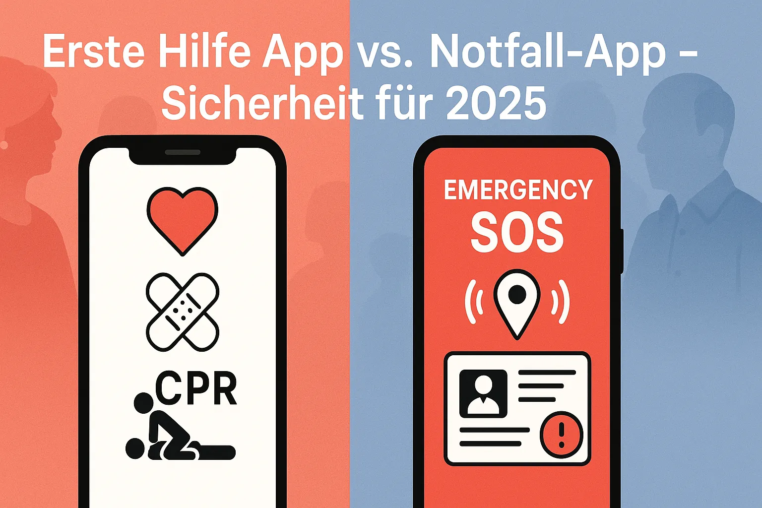 Erste Hilfe App vs. Notfall-App: Die wichtigsten Unterschiede 2025