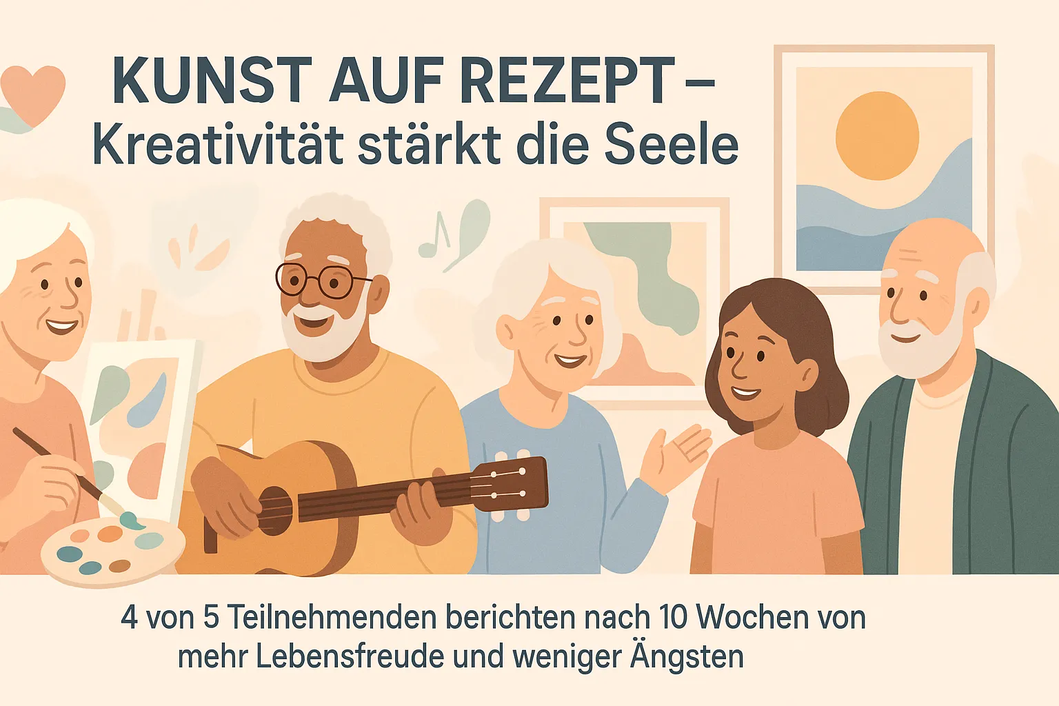 Beitragsbild: Kunst auf Rezept: Wie Kunsttherapie bei psychischen Erkrankungen hilft