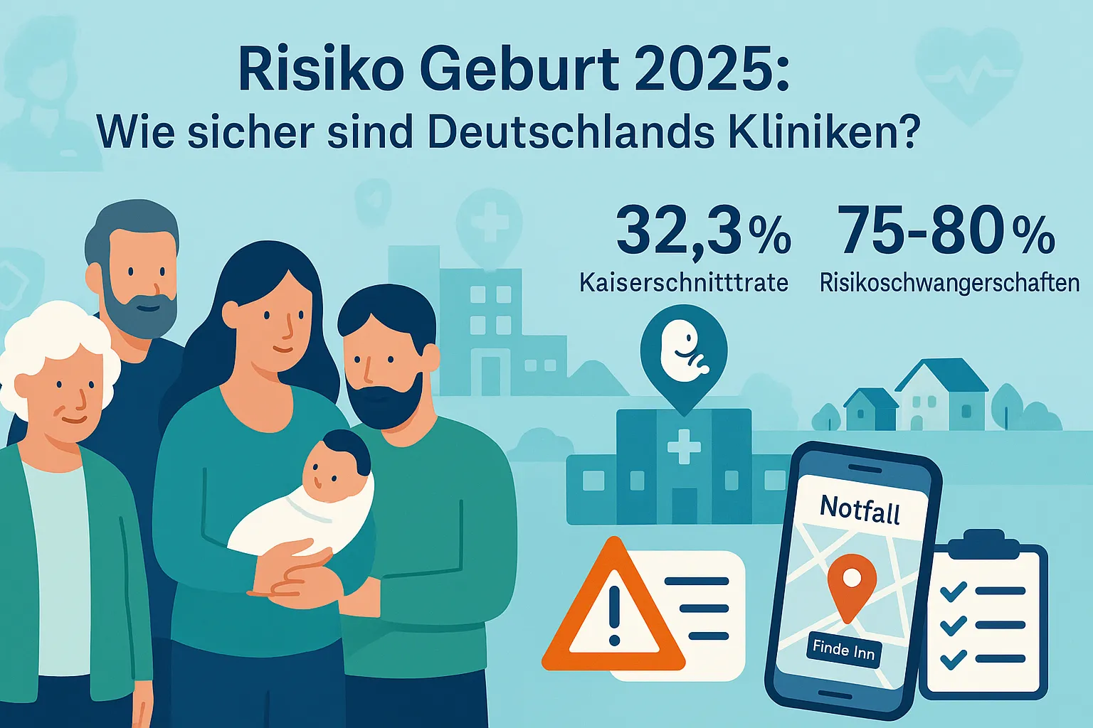 Risiko Geburt in deutschen Kliniken: Wie sicher sind Geburten 2025?